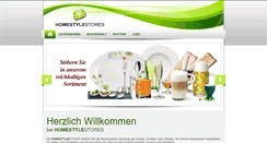 Desktop Screenshot of homestylestores.de